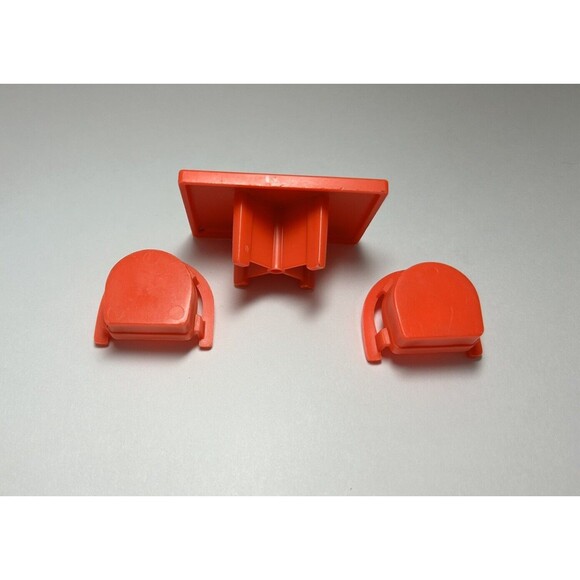 Fisher Price Little People Family Camper Red Table And Chairs #994 Lot Of 3 - Picture 7 of 9